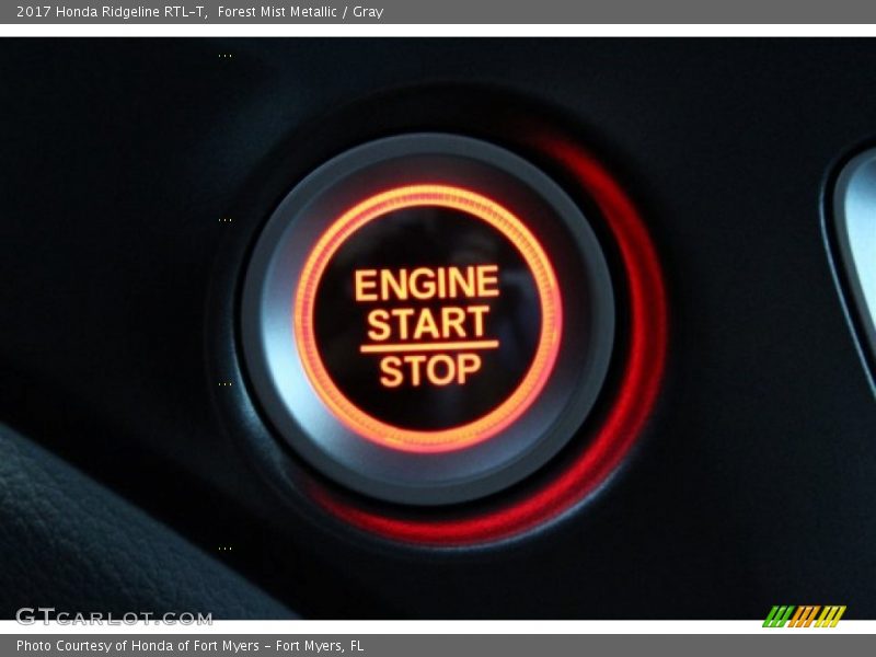 Forest Mist Metallic / Gray 2017 Honda Ridgeline RTL-T