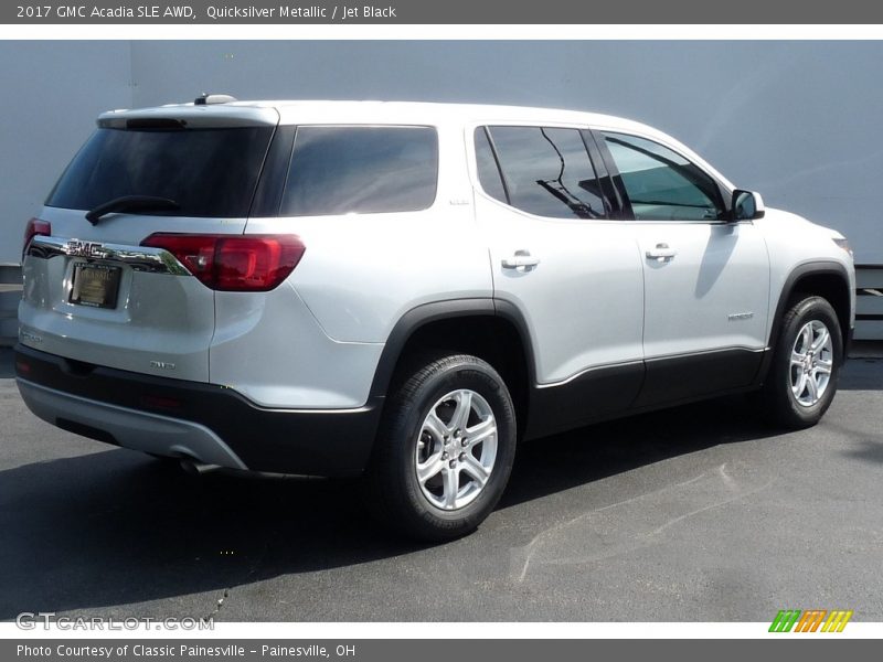 Quicksilver Metallic / Jet Black 2017 GMC Acadia SLE AWD