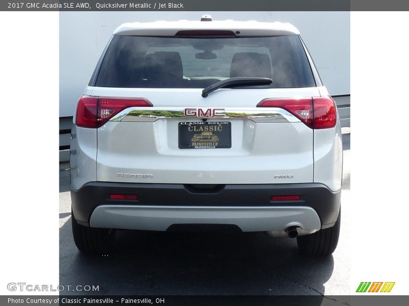 Quicksilver Metallic / Jet Black 2017 GMC Acadia SLE AWD