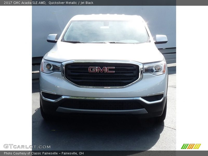Quicksilver Metallic / Jet Black 2017 GMC Acadia SLE AWD