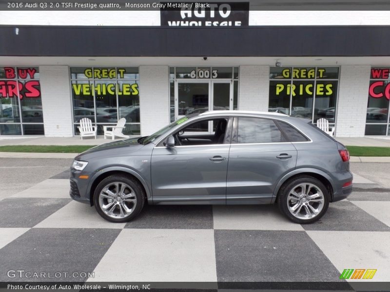 Monsoon Gray Metallic / Black 2016 Audi Q3 2.0 TSFI Prestige quattro