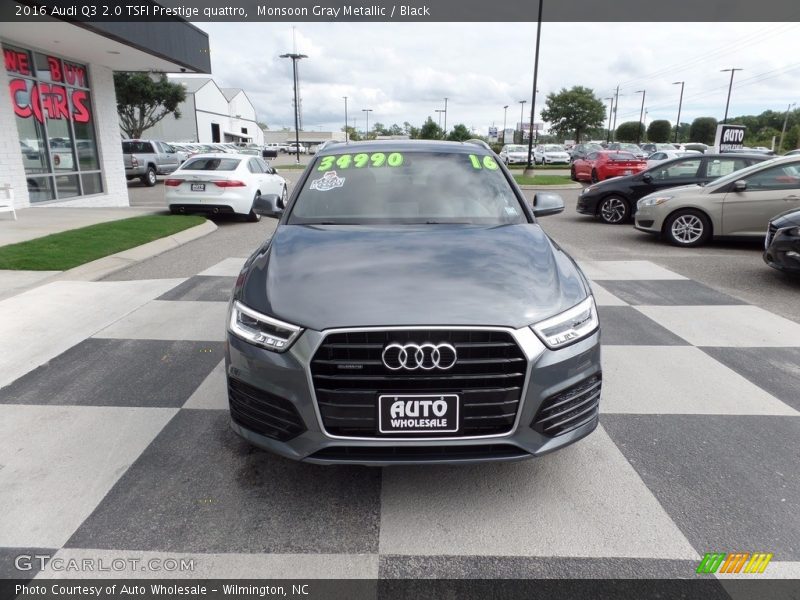 Monsoon Gray Metallic / Black 2016 Audi Q3 2.0 TSFI Prestige quattro