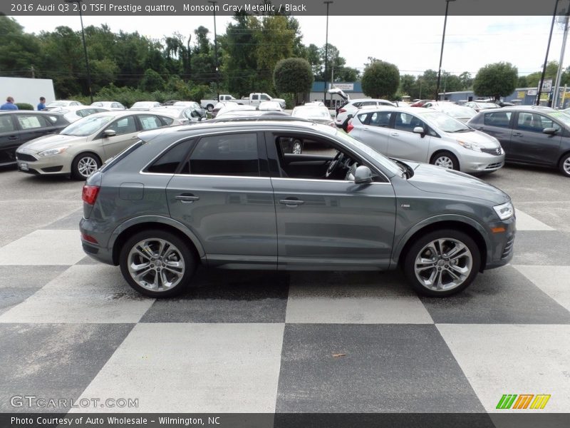 Monsoon Gray Metallic / Black 2016 Audi Q3 2.0 TSFI Prestige quattro