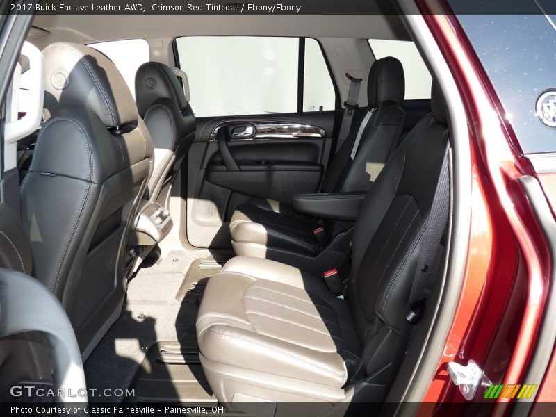 Crimson Red Tintcoat / Ebony/Ebony 2017 Buick Enclave Leather AWD