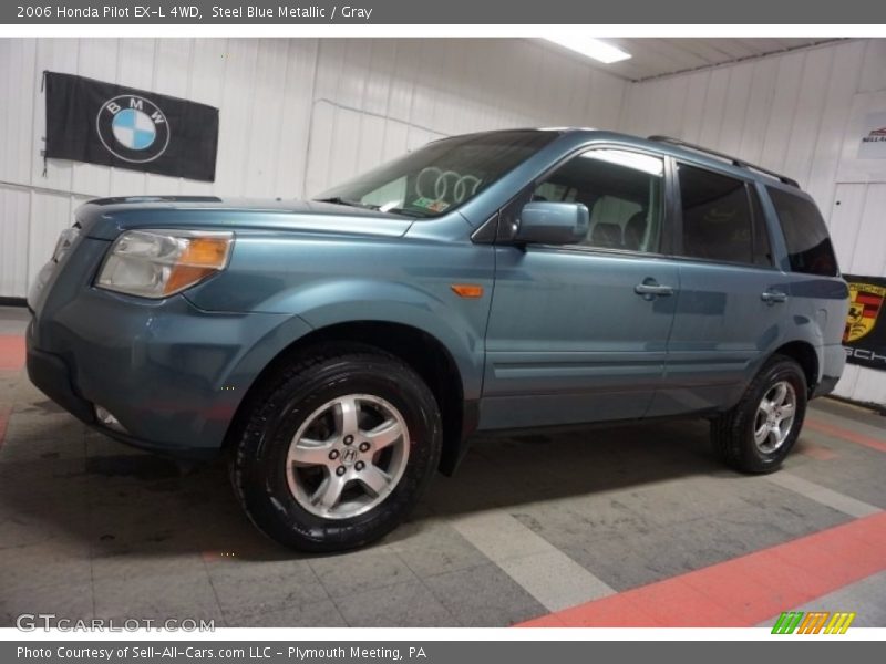 Steel Blue Metallic / Gray 2006 Honda Pilot EX-L 4WD