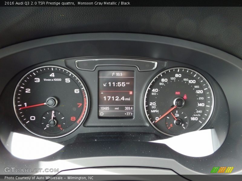 Monsoon Gray Metallic / Black 2016 Audi Q3 2.0 TSFI Prestige quattro