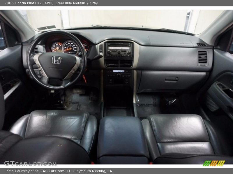 Steel Blue Metallic / Gray 2006 Honda Pilot EX-L 4WD