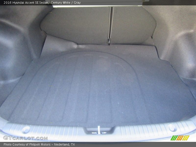 Century White / Gray 2016 Hyundai Accent SE Sedan