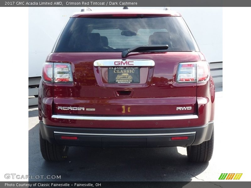 Crimson Red Tintcoat / Dark Cashmere 2017 GMC Acadia Limited AWD