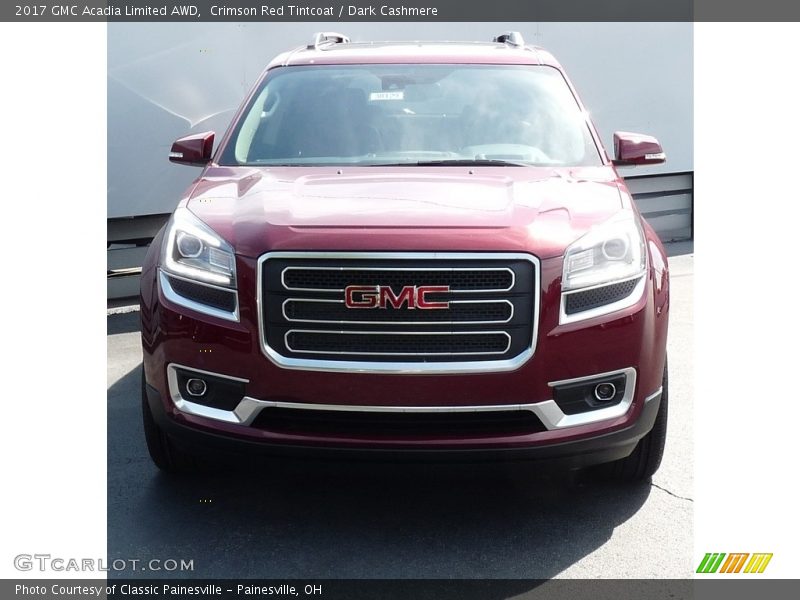 Crimson Red Tintcoat / Dark Cashmere 2017 GMC Acadia Limited AWD