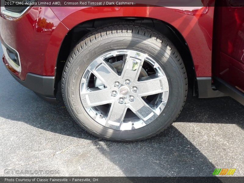 Crimson Red Tintcoat / Dark Cashmere 2017 GMC Acadia Limited AWD