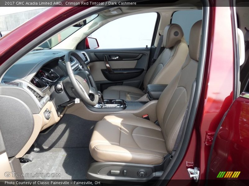  2017 Acadia Limited AWD Dark Cashmere Interior