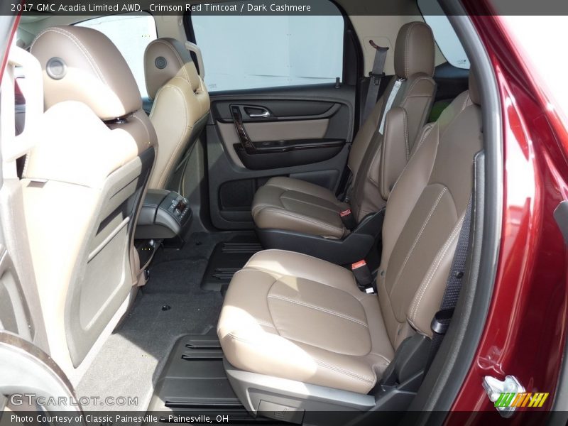 Rear Seat of 2017 Acadia Limited AWD