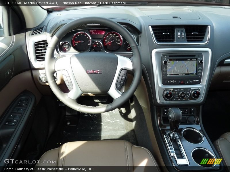 Dashboard of 2017 Acadia Limited AWD