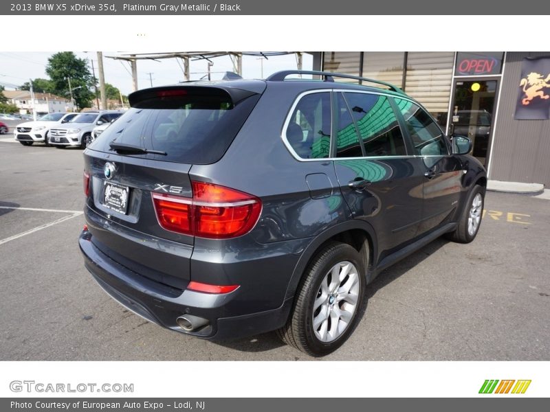 Platinum Gray Metallic / Black 2013 BMW X5 xDrive 35d