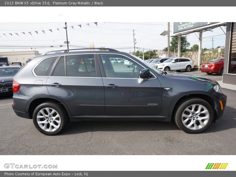 Platinum Gray Metallic / Black 2013 BMW X5 xDrive 35d
