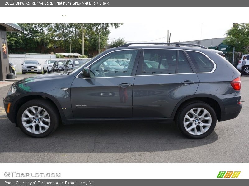 Platinum Gray Metallic / Black 2013 BMW X5 xDrive 35d