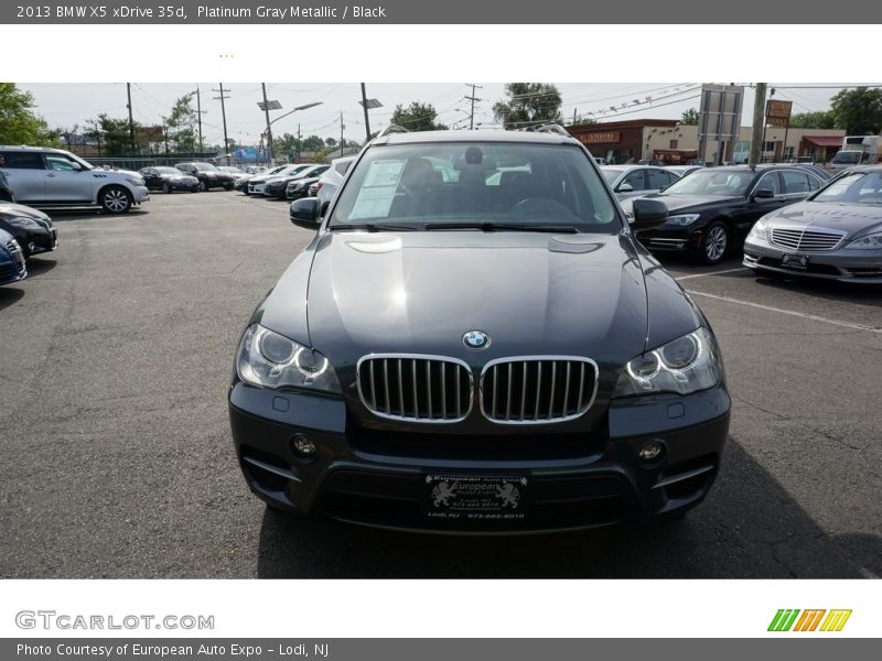 Platinum Gray Metallic / Black 2013 BMW X5 xDrive 35d