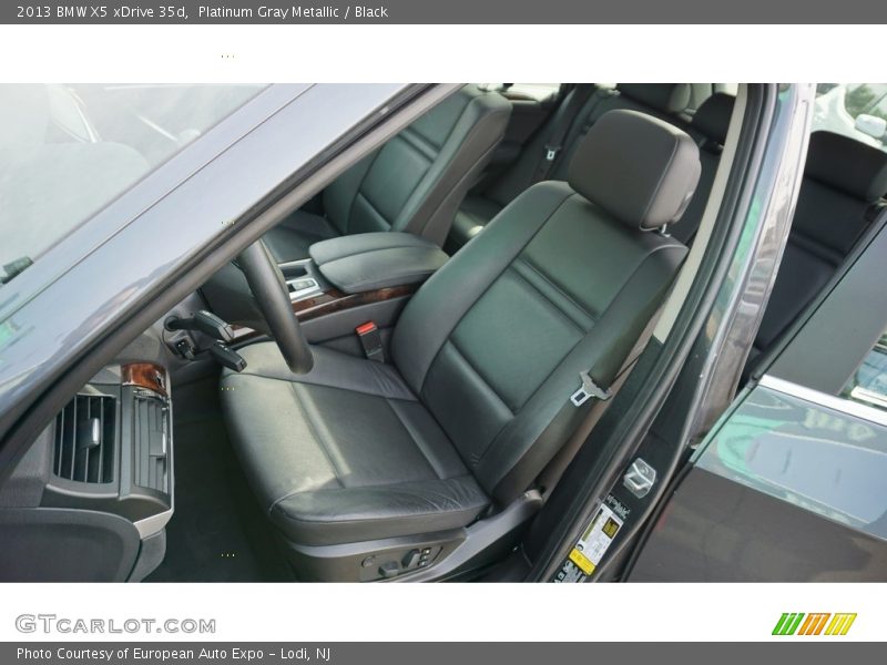 Platinum Gray Metallic / Black 2013 BMW X5 xDrive 35d