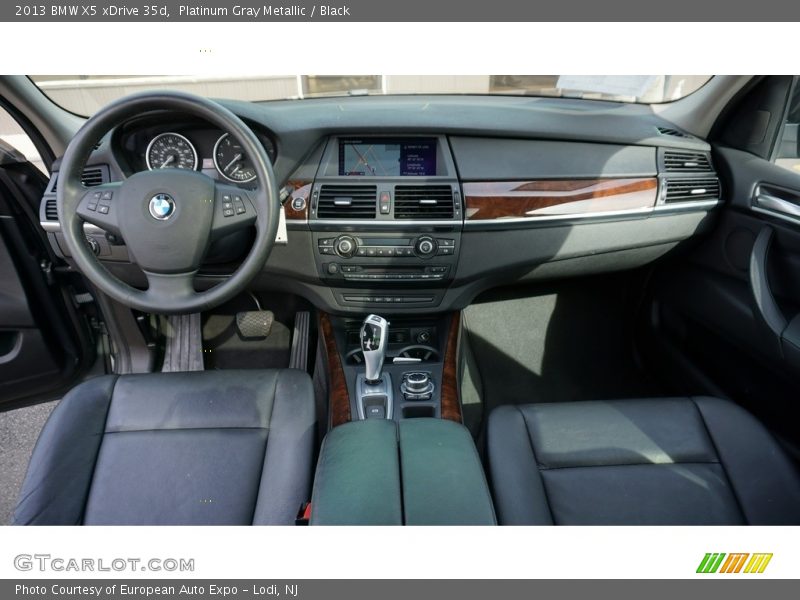 Platinum Gray Metallic / Black 2013 BMW X5 xDrive 35d
