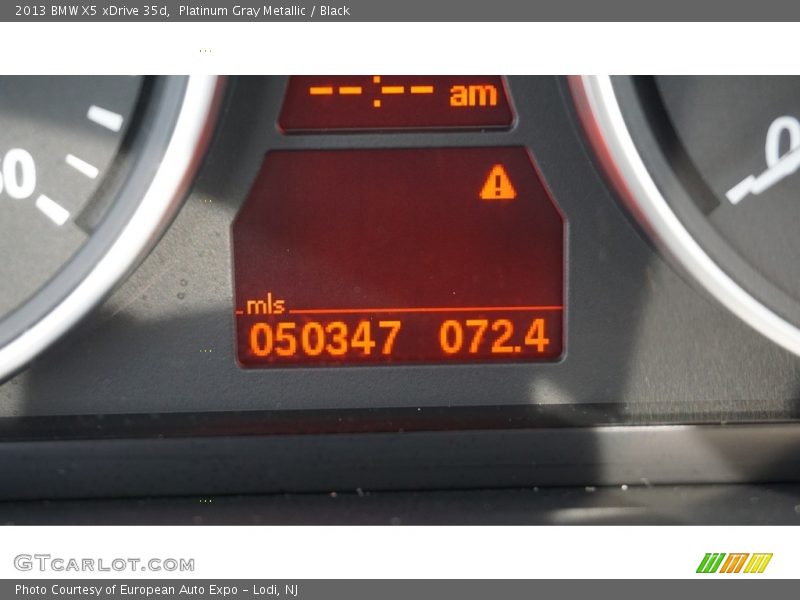Platinum Gray Metallic / Black 2013 BMW X5 xDrive 35d