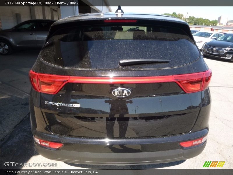 Black Cherry / Black 2017 Kia Sportage LX