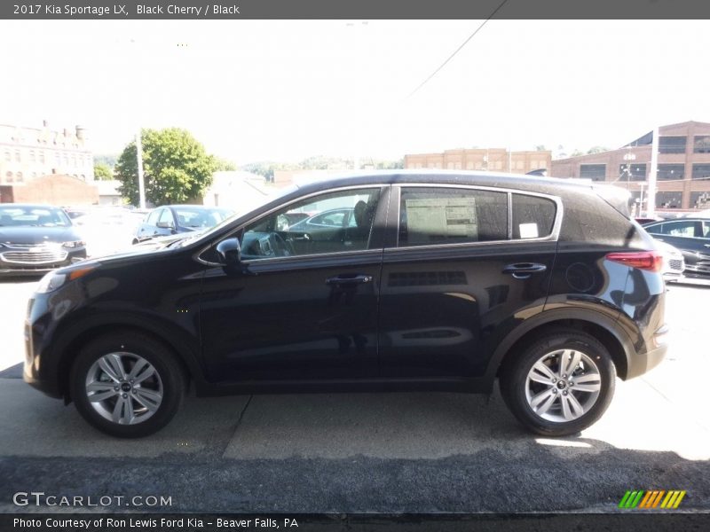 Black Cherry / Black 2017 Kia Sportage LX