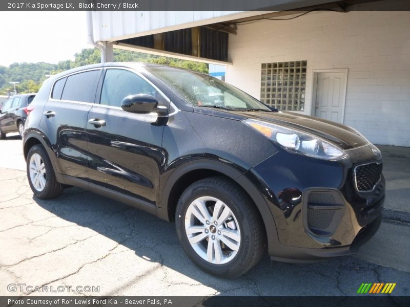 Black Cherry / Black 2017 Kia Sportage LX