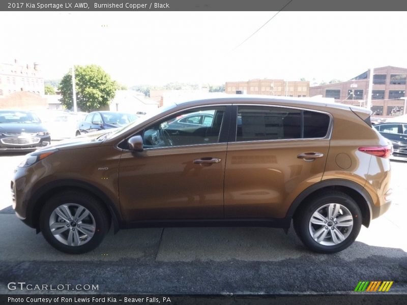 Burnished Copper / Black 2017 Kia Sportage LX AWD