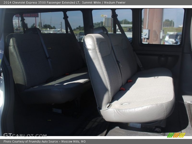 Summit White / Medium Pewter 2014 Chevrolet Express 3500 Passenger Extended LT