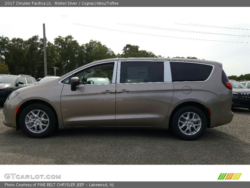 Molten Silver / Cognac/Alloy/Toffee 2017 Chrysler Pacifica LX