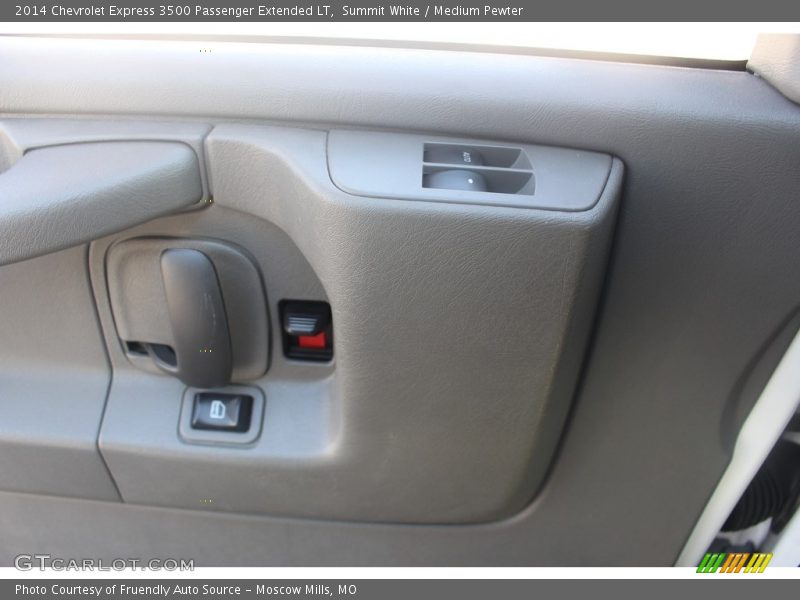 Summit White / Medium Pewter 2014 Chevrolet Express 3500 Passenger Extended LT