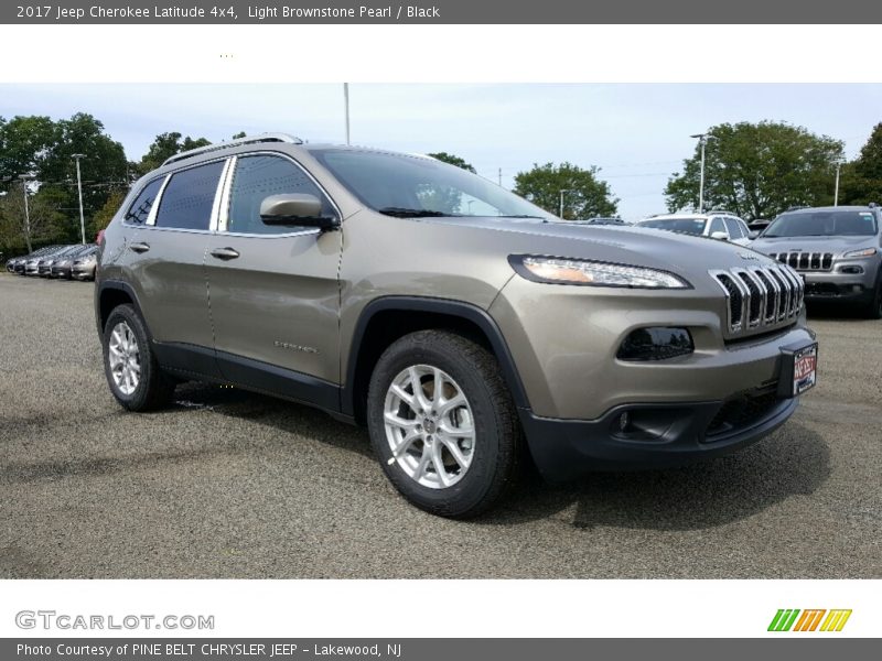 Light Brownstone Pearl / Black 2017 Jeep Cherokee Latitude 4x4