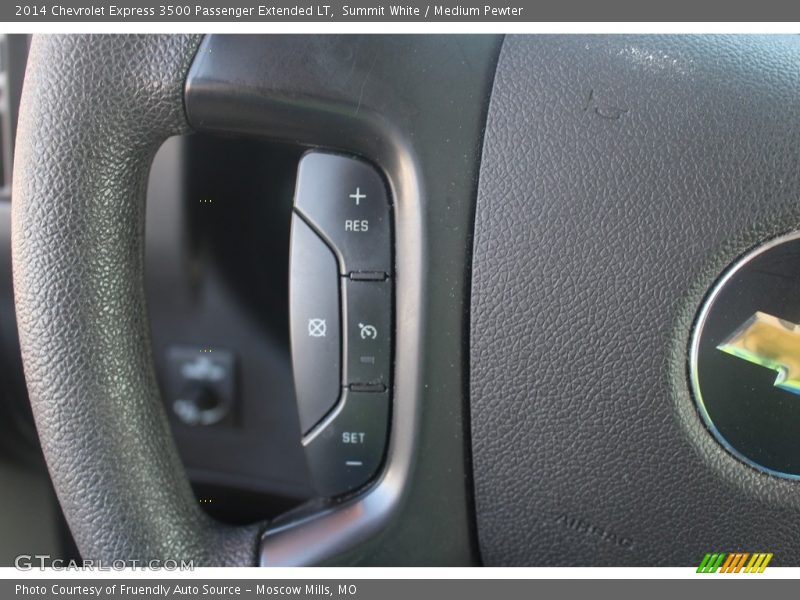 Summit White / Medium Pewter 2014 Chevrolet Express 3500 Passenger Extended LT