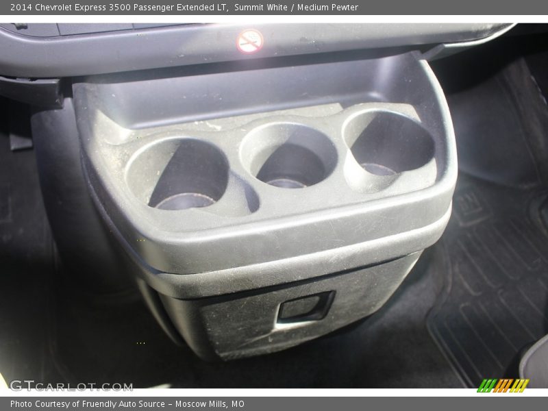 Summit White / Medium Pewter 2014 Chevrolet Express 3500 Passenger Extended LT