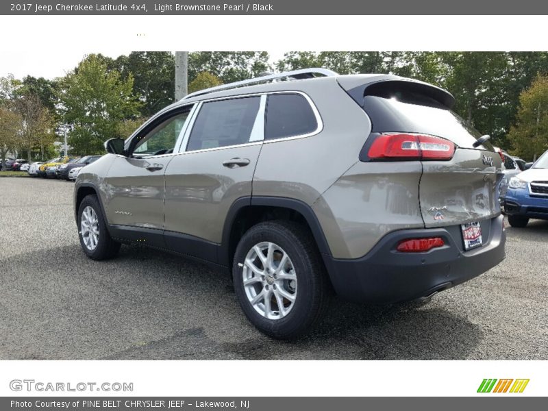 Light Brownstone Pearl / Black 2017 Jeep Cherokee Latitude 4x4