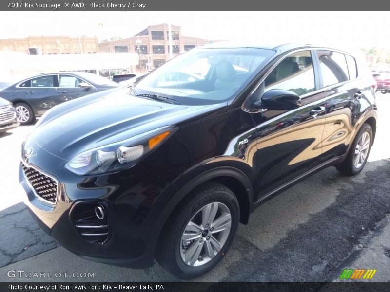 Black Cherry / Gray 2017 Kia Sportage LX AWD