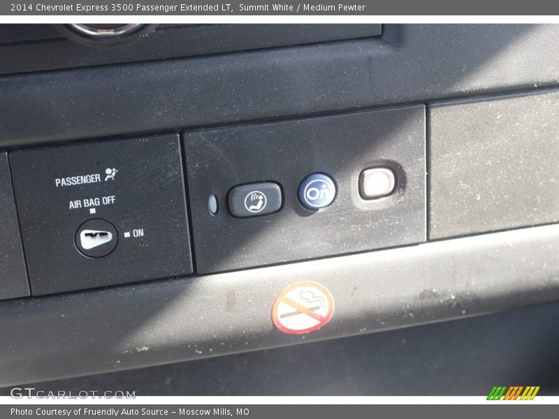 Summit White / Medium Pewter 2014 Chevrolet Express 3500 Passenger Extended LT