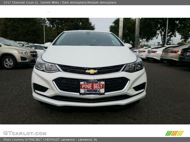 Summit White / Dark Atmosphere/Medium Atmosphere 2017 Chevrolet Cruze LS