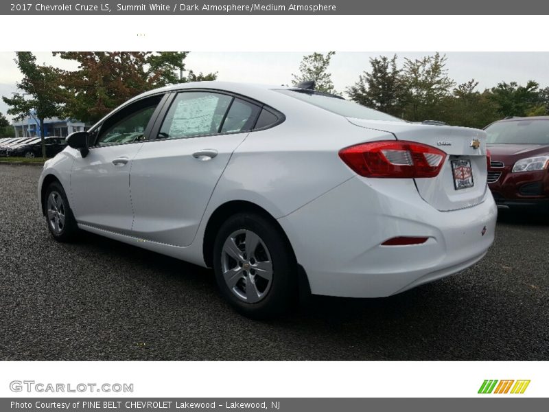 Summit White / Dark Atmosphere/Medium Atmosphere 2017 Chevrolet Cruze LS