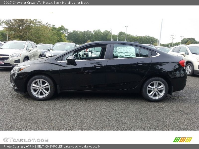 Mosaic Black Metallic / Jet Black 2017 Chevrolet Cruze LT