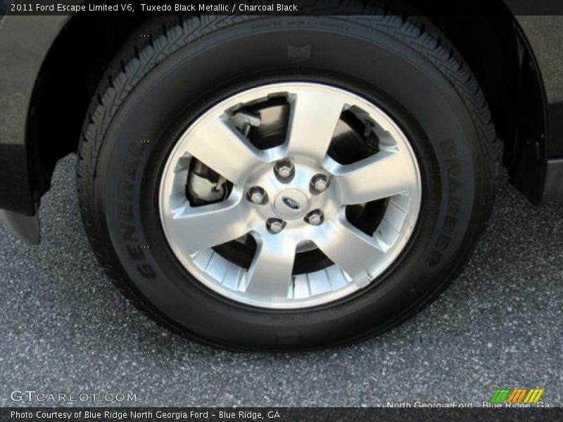 Tuxedo Black Metallic / Charcoal Black 2011 Ford Escape Limited V6