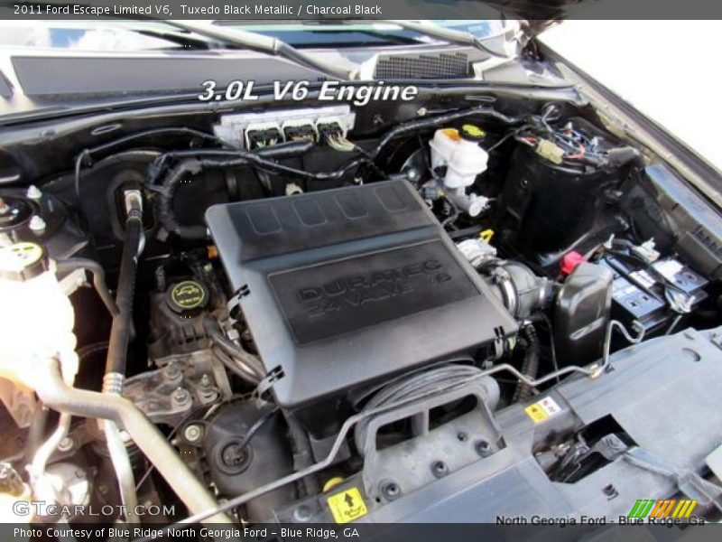 Tuxedo Black Metallic / Charcoal Black 2011 Ford Escape Limited V6