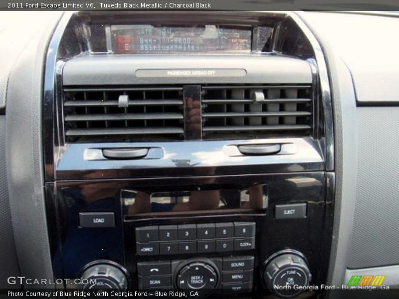 Tuxedo Black Metallic / Charcoal Black 2011 Ford Escape Limited V6