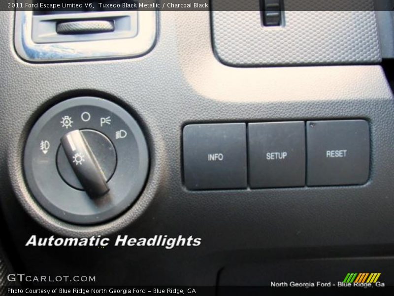 Tuxedo Black Metallic / Charcoal Black 2011 Ford Escape Limited V6