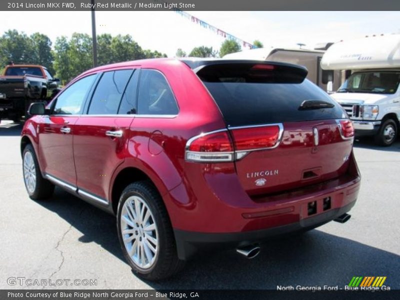 Ruby Red Metallic / Medium Light Stone 2014 Lincoln MKX FWD