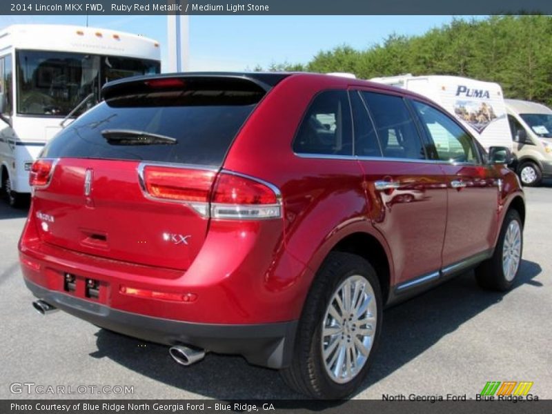 Ruby Red Metallic / Medium Light Stone 2014 Lincoln MKX FWD