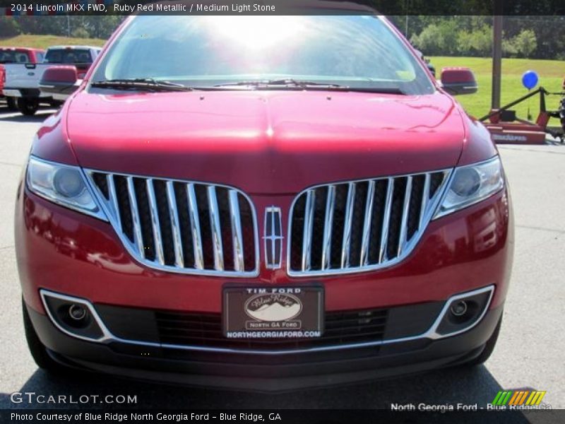 Ruby Red Metallic / Medium Light Stone 2014 Lincoln MKX FWD