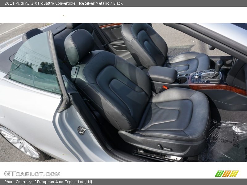 Ice Silver Metallic / Black 2011 Audi A5 2.0T quattro Convertible