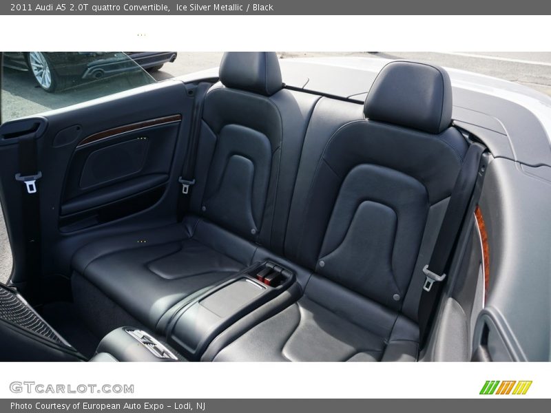 Ice Silver Metallic / Black 2011 Audi A5 2.0T quattro Convertible